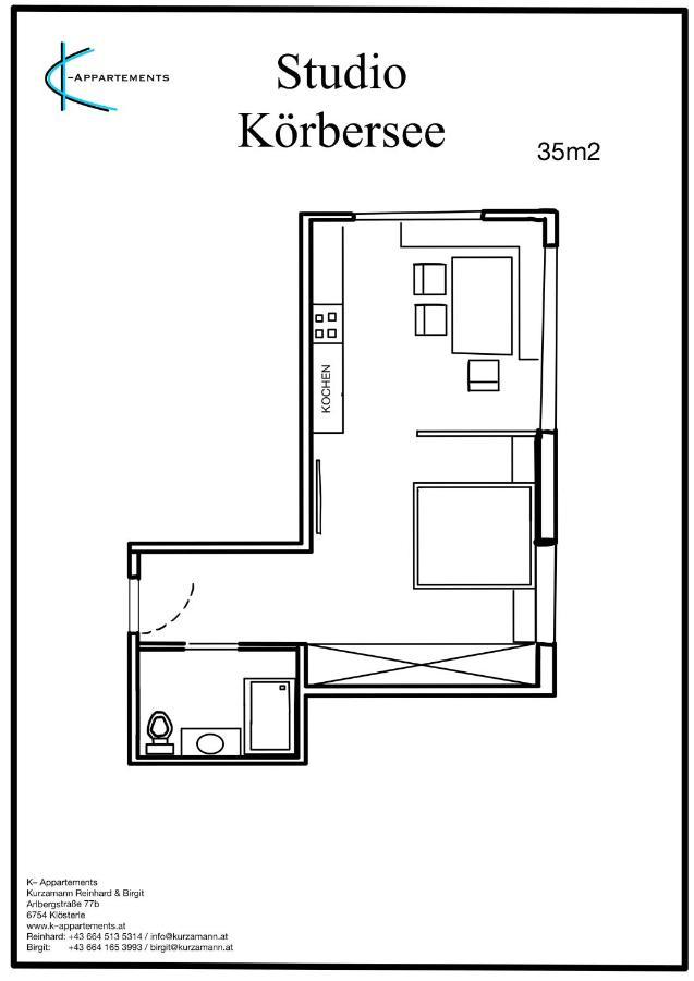 K-Appartements Klosterle Εξωτερικό φωτογραφία